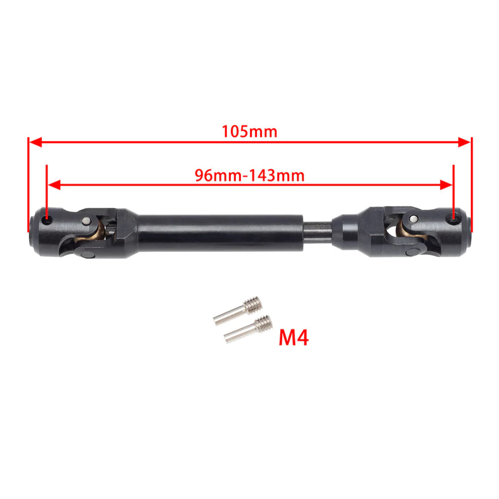 Meus Racing Internal Spline Universal Drive Shaft for TRX4 90046 Wraith