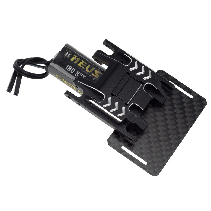 MEUS Racing TRX4M Transmission Assembly Skid Plate With 180 Motor For 1/18 TRX4M Ripper Land Rover Bronco Crawler Upgrade