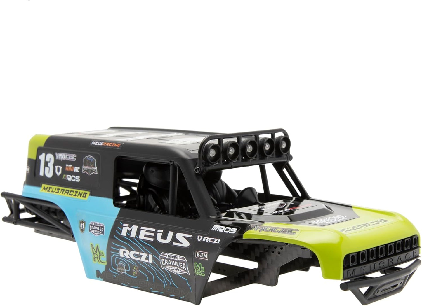 MEUS Racing MB24 Body 5.2in 132MM Axial Shell Body ABS+Nylon Carbon Fiber Frame For 1/24 Axial SCX24 Bronco JLU B-17 C10
