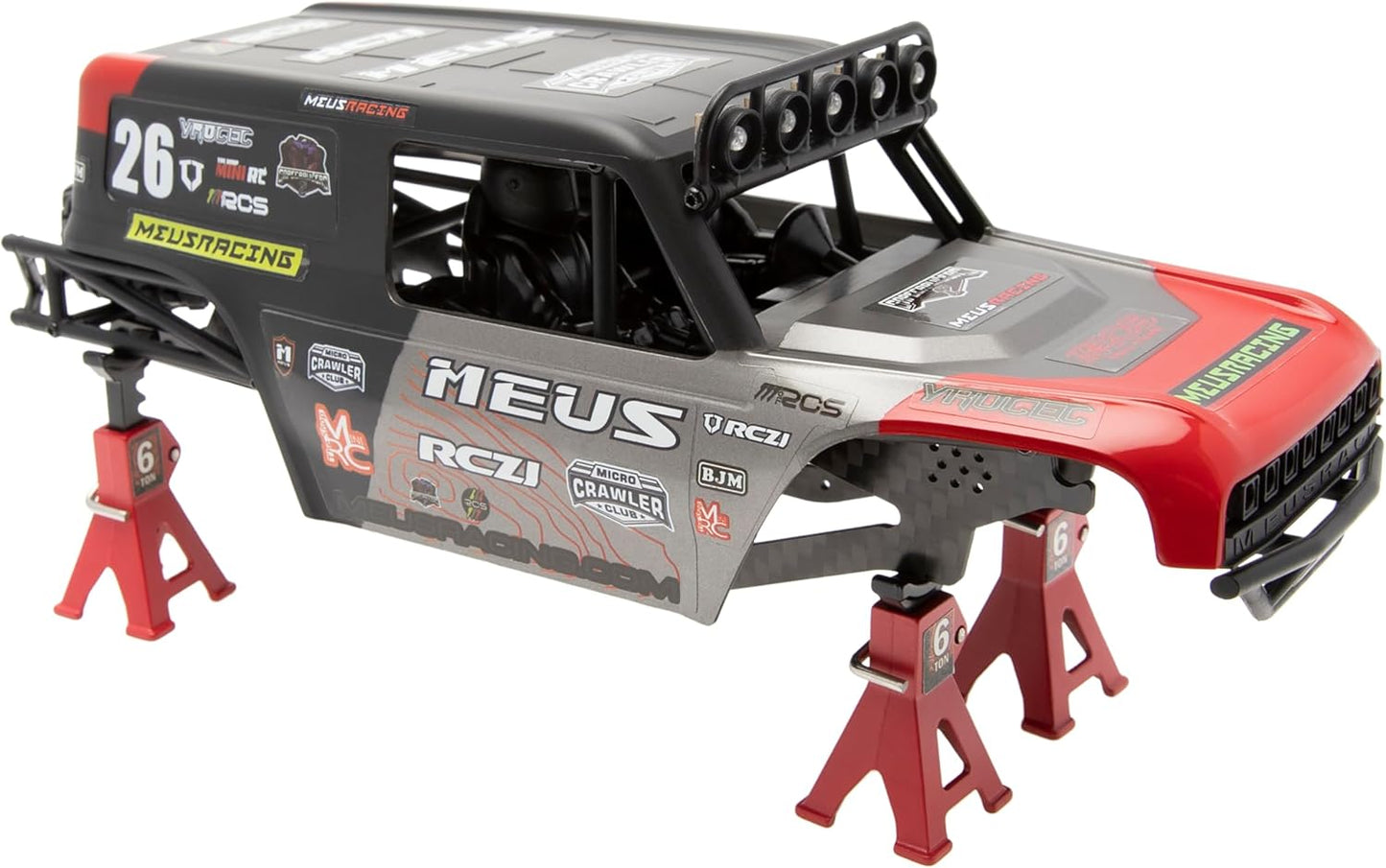 MEUS Racing MB24 Body 5.2in 132MM Axial Shell Body ABS+Nylon Carbon Fiber Frame For 1/24 Axial SCX24 Bronco JLU B-17 C10