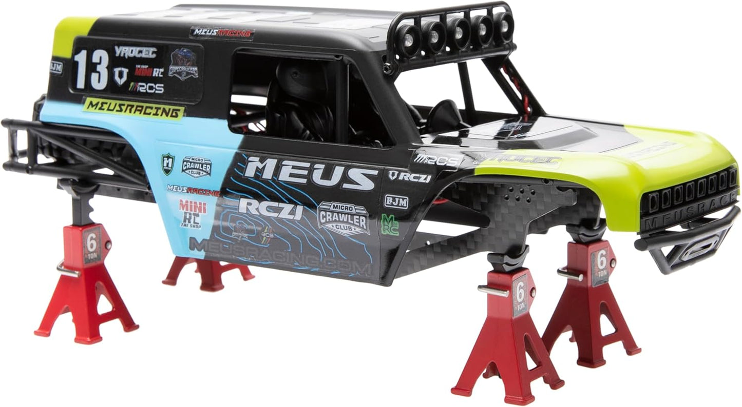 MEUS Racing MB24 Body 5.2in 132MM Axial Shell Body ABS+Nylon Carbon Fiber Frame For 1/24 Axial SCX24 Bronco JLU B-17 C10