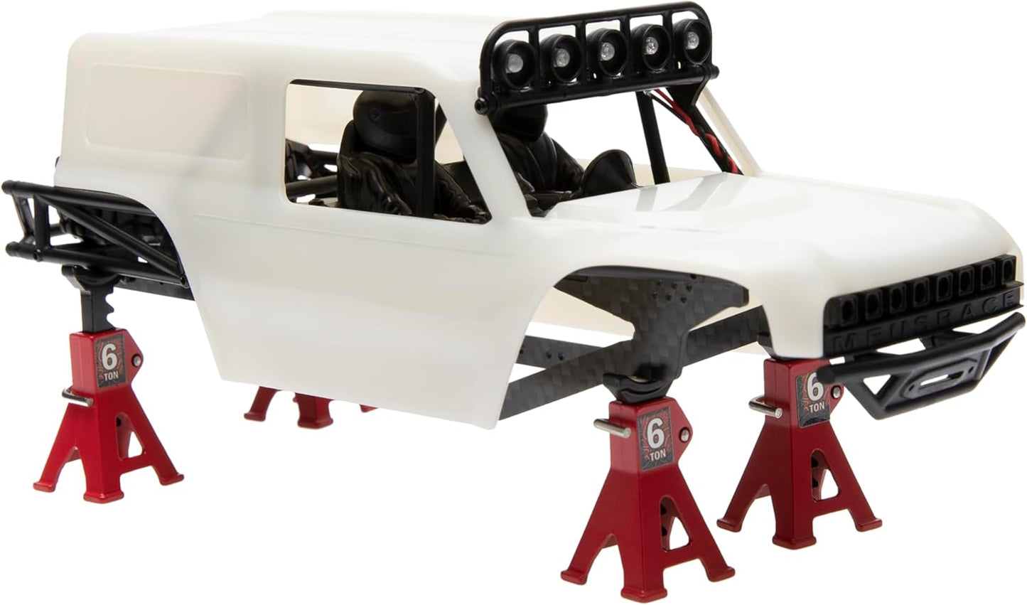 MEUS Racing MB24 Body 5.2in 132MM Axial Shell Body ABS+Nylon Carbon Fiber Frame For 1/24 Axial SCX24 Bronco JLU B-17 C10