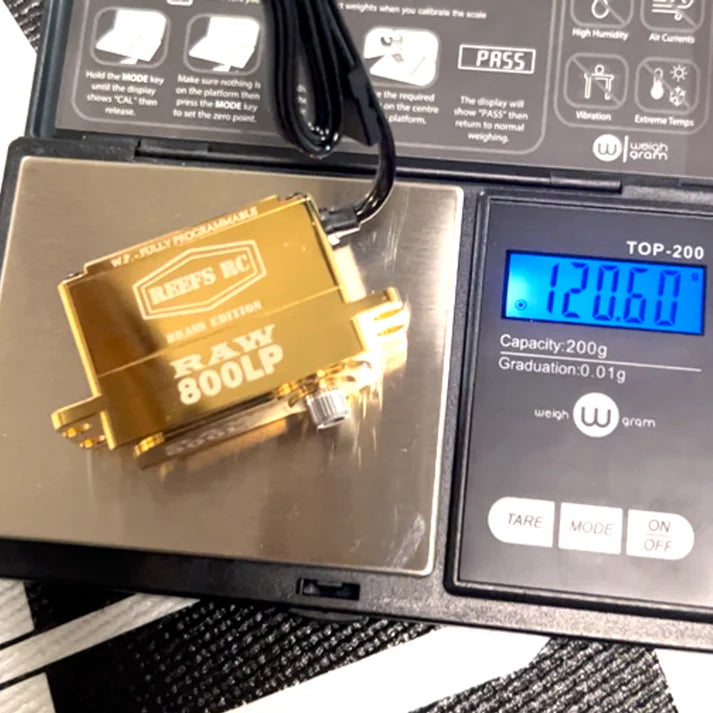 Reefs RAW800LP Brass Edition - Servo Programmable