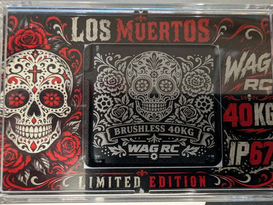 Servo 40Kg (45kg) sans-balais WP MG Édition spéciale Los Muertos (WSB-101S1)