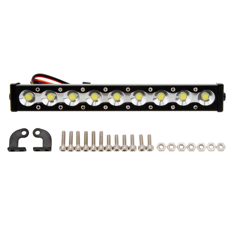 MEUS Racing RC Car LED Lights Roof Light Bar Kit for Axial SCX10 90046 Wraith Traxxas TRX4 TRX6 Redcat Gen8 1/10 1/8 RC Crawlers