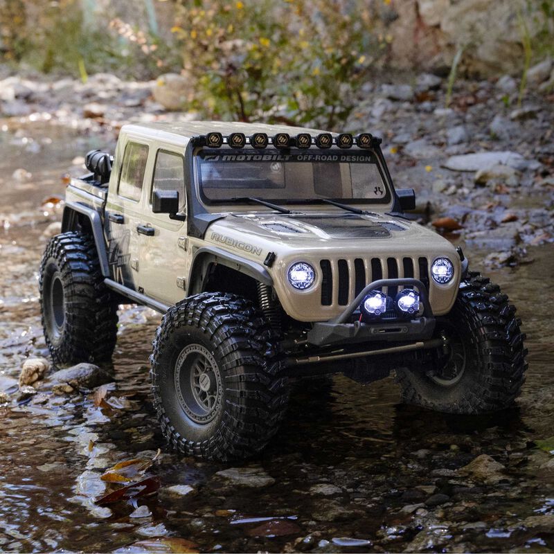 Axial 1/10 SCX10 III Jeep JT Gladiator 4X4 RTR - Tan-green