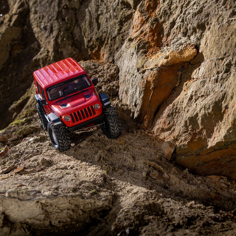 1/10 SCX10 III Jeep JLU Wrangler 4X4 RTR Brushed Rock Crawler,Orange