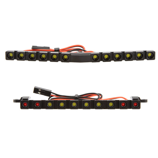 MEUS Racing RC LED Lights Roof Light Bar Tail Light Kit for 1/10 Vanquish H10 Optic RC Crawler Upgrades Parts