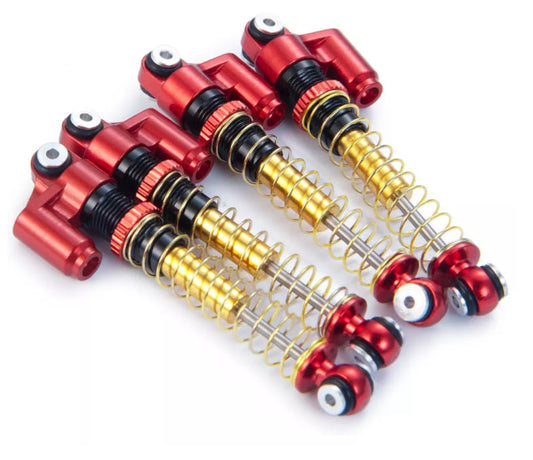 Lot de 4 amortisseurs SCX24 rouge (WAGSHKSX244RD)