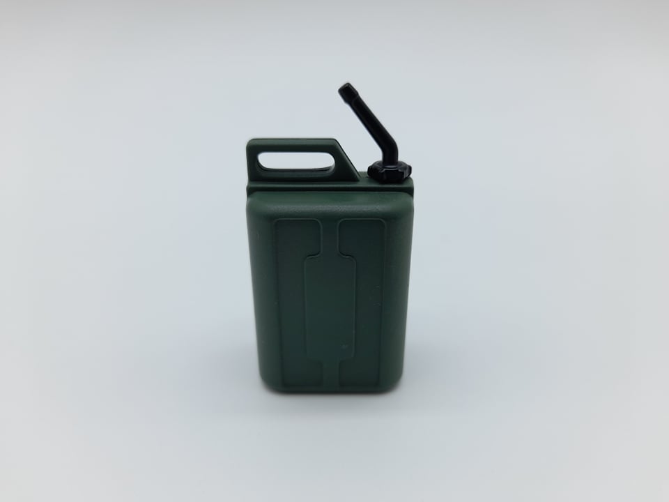 Petit bidon d’essence décoratif 1/10 (vert) (WSA-VT)