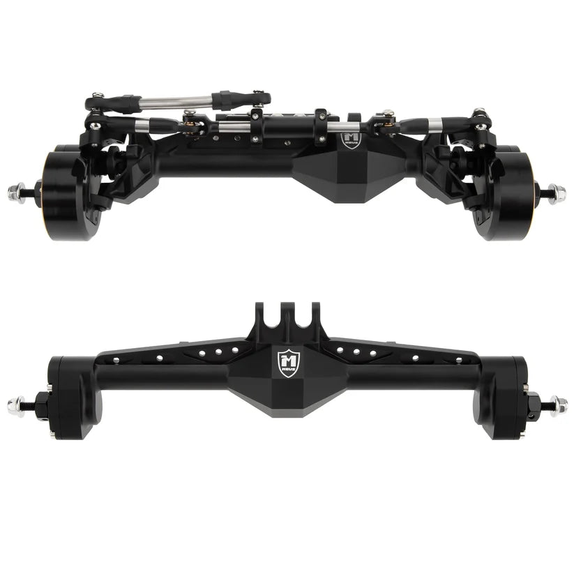 MEUS Racing MEUS-UTB19-88 CHEAT CODE V2 Capra 1.9 Isokinetic Portal Axles black – Silver front and rear axles