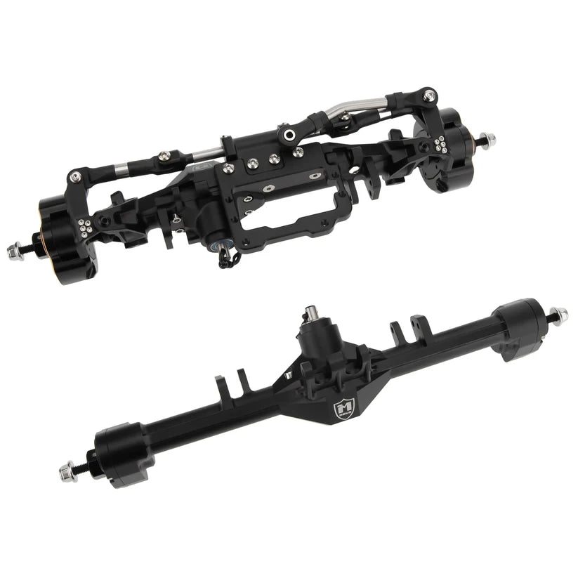 MEUS Racing MEUS-UTB19-88 CHEAT CODE V2 Capra 1.9 Isokinetic Portal Axles black – Silver front and rear axles