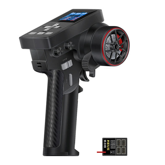 MEUS-01-6026 MEUS Racing ME-8B RC Transmitter with M-04B Receiver-Black/Orange