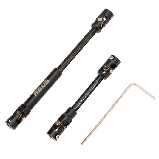MEUS Racing Metal SCX24 Cuttable Drive Shaft for 1/24 Axial SCX24 RC Crawlers