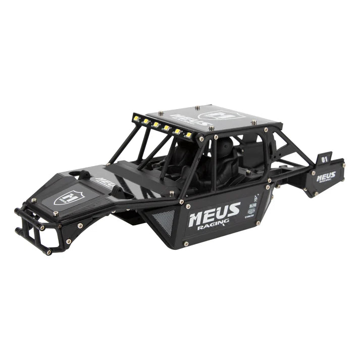 MEUS Racing SCX24 Mantis Roll Cage Body Shell Chassis Kit for 1/24 Axial SCX24 C10 Bronco Wrangler