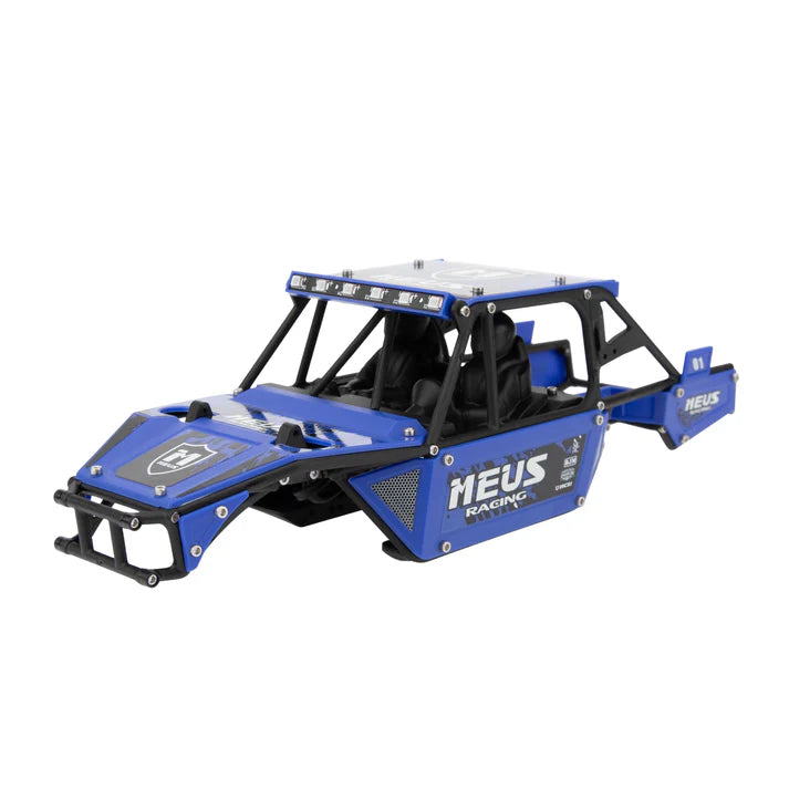 MEUS Racing SCX24 Mantis Roll Cage Body Shell Chassis Kit for 1/24 Axial SCX24 C10 Bronco Wrangler