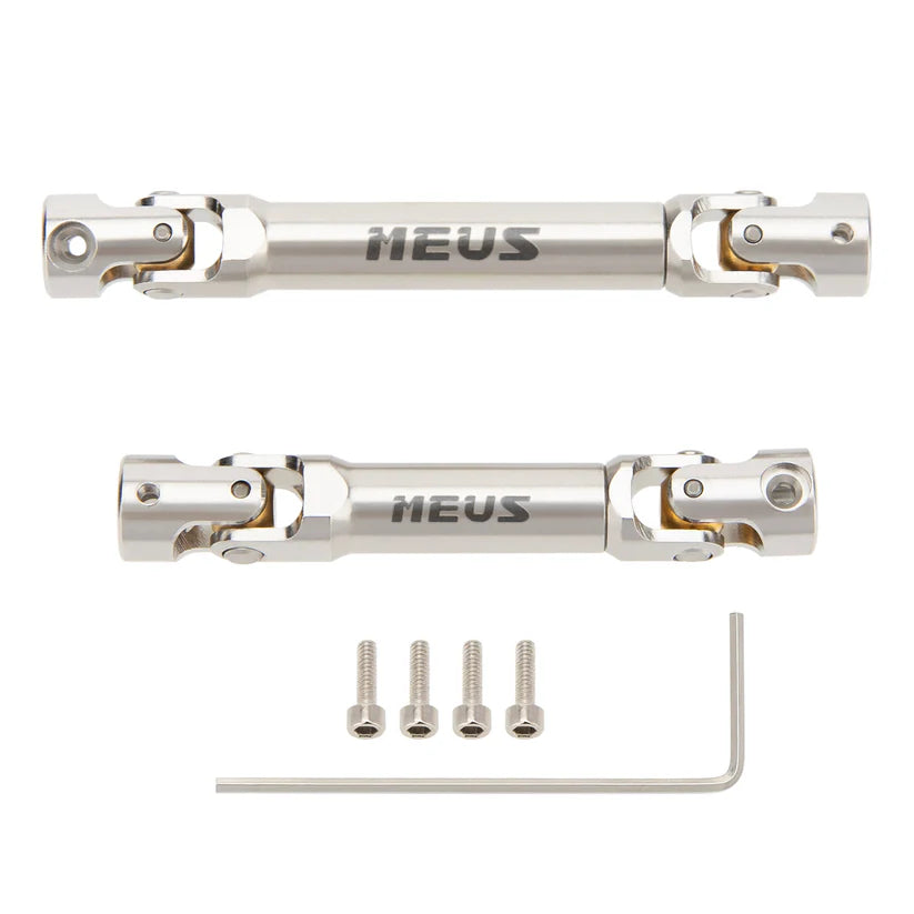 MEUS Racing Stainless Steel Drive Shaft With D-Shape-Hole for Axial 1/24 SCX24 C10 Bronco JLU