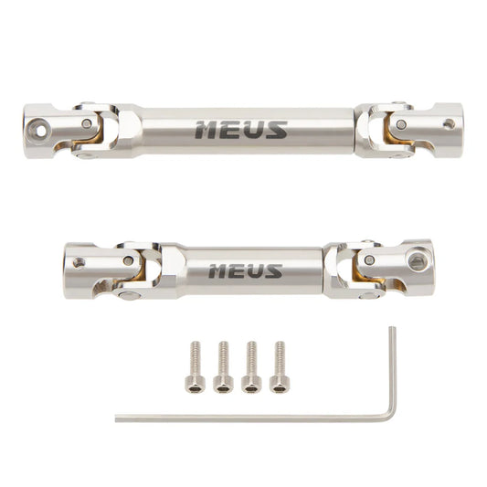 MEUS Racing Stainless Steel Drive Shaft With D-Shape-Hole for Axial 1/24 SCX24 C10 Bronco JLU