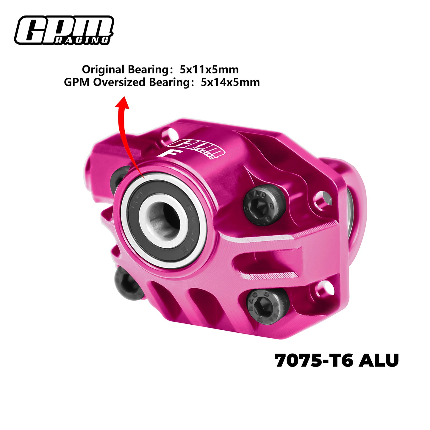 VANQUISH H10 OPTIC Front Axle Third Member Oversize Bearing H10012A by GPM  [H10012A]