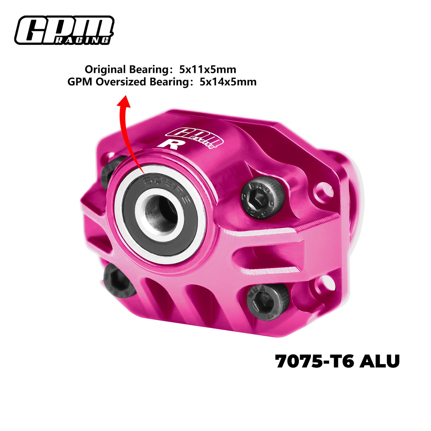 VANQUISH H10 OPTIC Rear Axle Third Member Oversize Bearing H10013A by GPM  [H10013A]