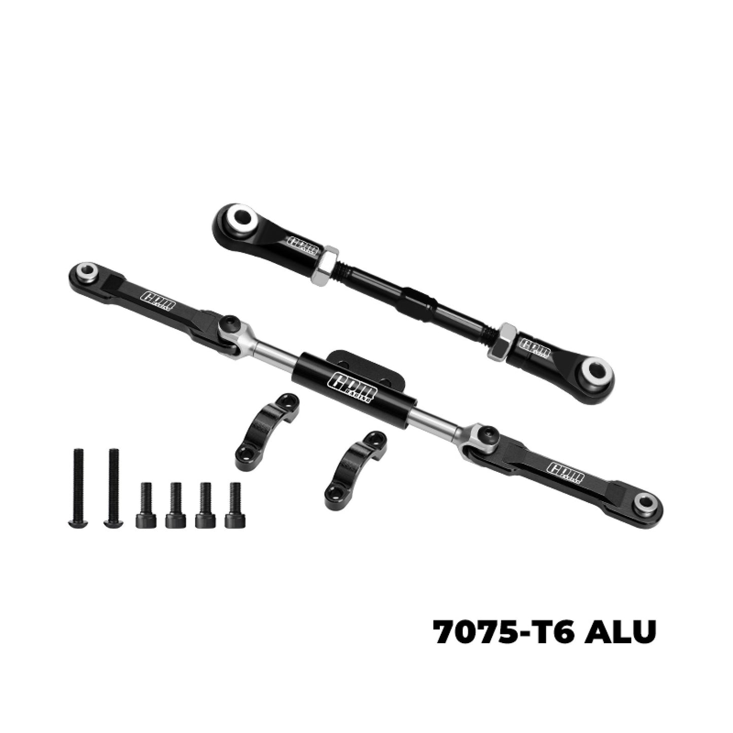 GPM H10162 Precision CNC Aluminum Front Steering Link for VANQUISH H10 Optic  [H10162]couleurs variées