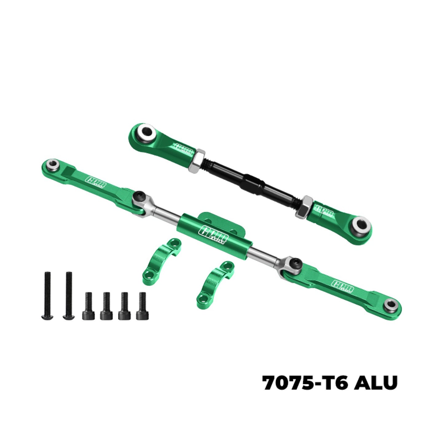 GPM H10162 Precision CNC Aluminum Front Steering Link for VANQUISH H10 Optic  [H10162]couleurs variées