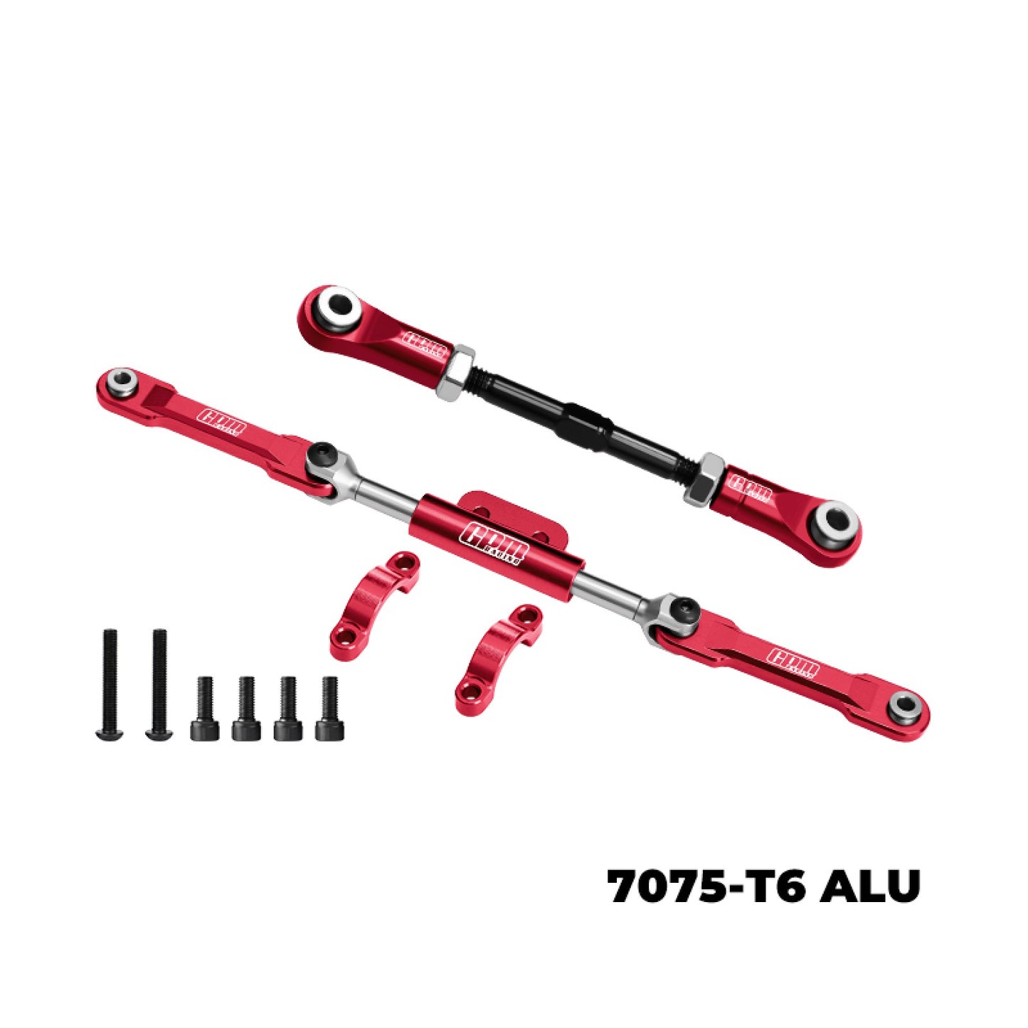 GPM H10162 Precision CNC Aluminum Front Steering Link for VANQUISH H10 Optic  [H10162]couleurs variées