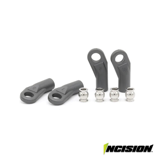 Pro Bent Rod Ends with Pivot Balls (4)