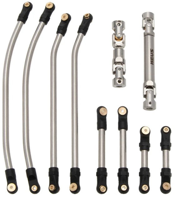 MEUS-SCX24-24 MEUS Racing Titanium LCG MD24 Chassis/ MD24 Dig Chassis Drive Shafts & Chassis Links for Axial 1/24 SCX24 – Drive Shafts & Chassis Links