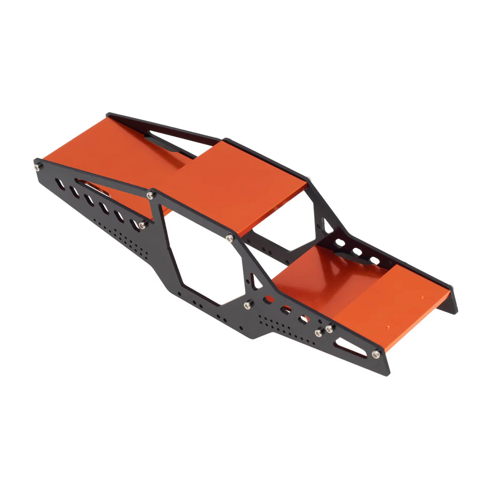 MEUS Racing SCX24 Aluminum Body Shell Carbon Fiber Chassis Frame for Axial 1/24 SCX24 90081 C10