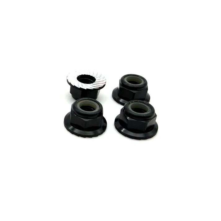 REEFS 5mm Aluminum Flanged & Serrated Lock Nuts (7 Color options)