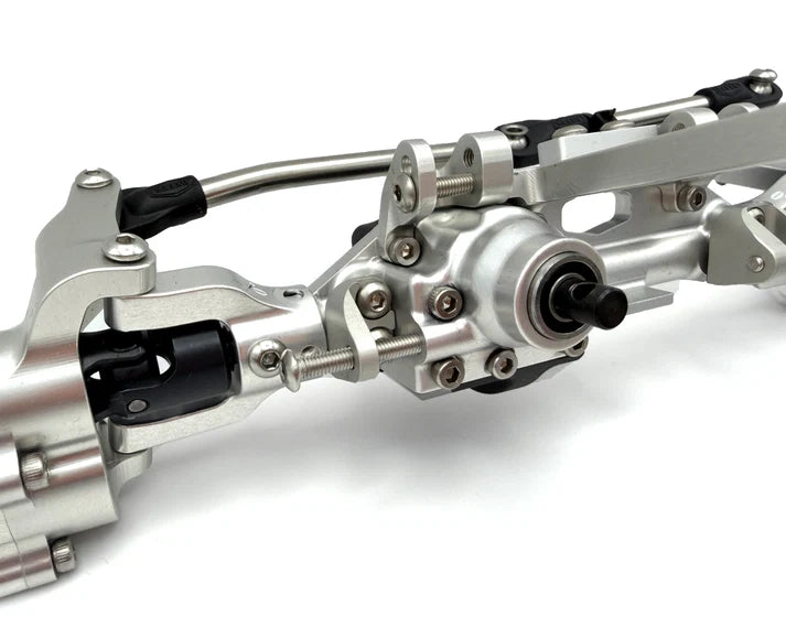 REEFS XP199 Aluminum Portal Front Axle Set (Silver) #REEFS296