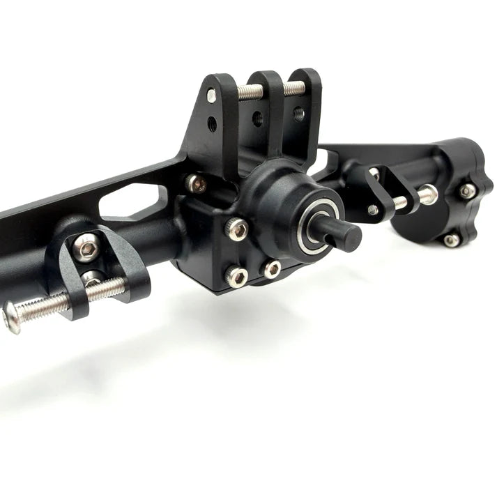 REEFS XP199 Aluminum Portal Rear Axle Set (Black) #REEFS299
