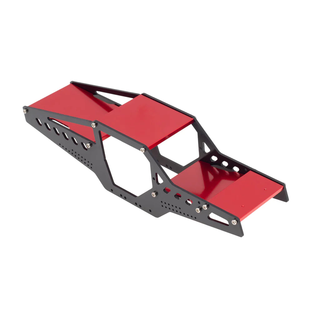 MEUS Racing SCX24 Aluminum Body Shell Carbon Fiber Chassis Frame for Axial 1/24 SCX24 90081 C10