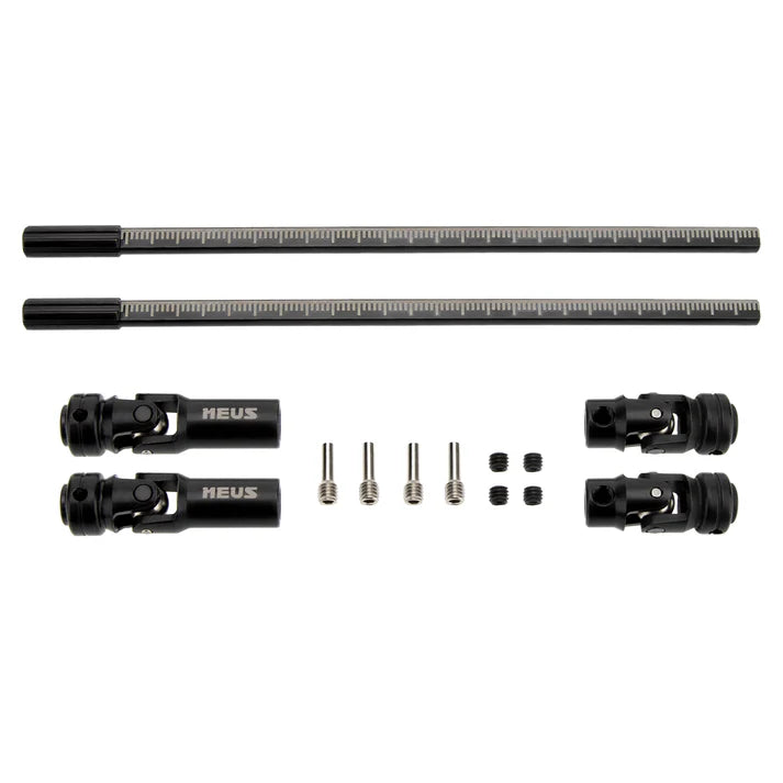 MEUS Racing SCX10 Cuttable Drive shafts 62-180MM for 1/10 Axial SCX10/Tamiya CCO1/Redcat Gen8