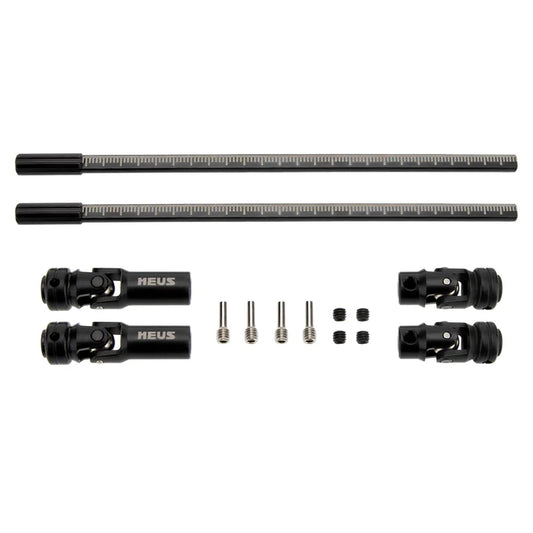 MEUS Racing SCX10 Cuttable Drive shafts 62-180MM for 1/10 Axial SCX10/Tamiya CCO1/Redcat Gen8