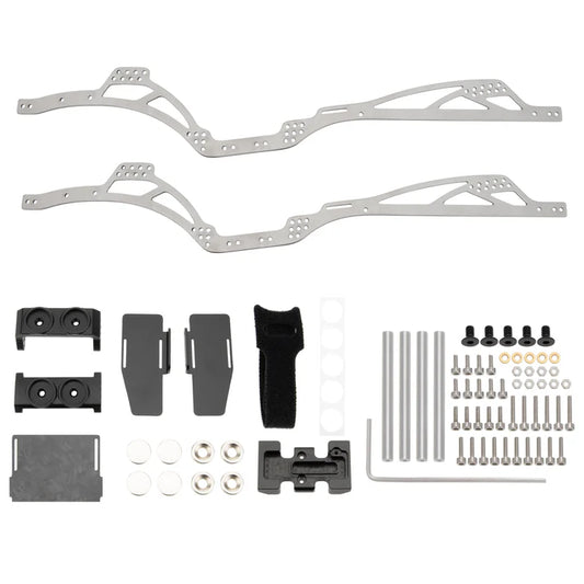 MEUS Racing SCX24 Dead90 LCG Chassis TC4 Titanium Frame for 1/24 SCX24 157.5mm Wheelbase RC Crawler