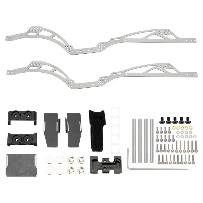 MEUS Racing SCX24 LCG Chassis TC4 Titanium Frame for Axial SCX24 Gladiator 1/24 RC Crawler Upgrades