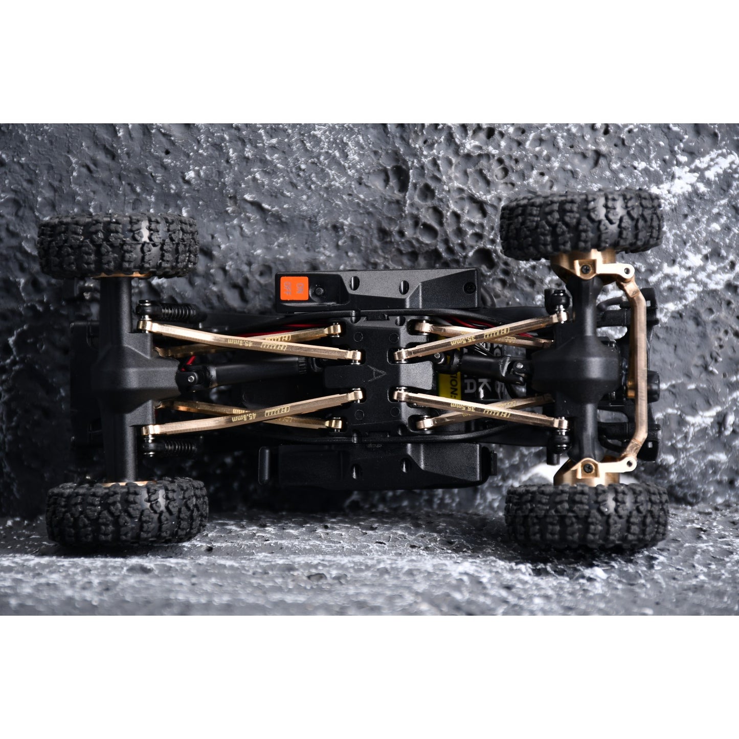 BRASS FRONT & REAR LINK SET - SCX30