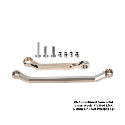 BRASS TIE ROD LINK & DRAG LINK SET (3g)
