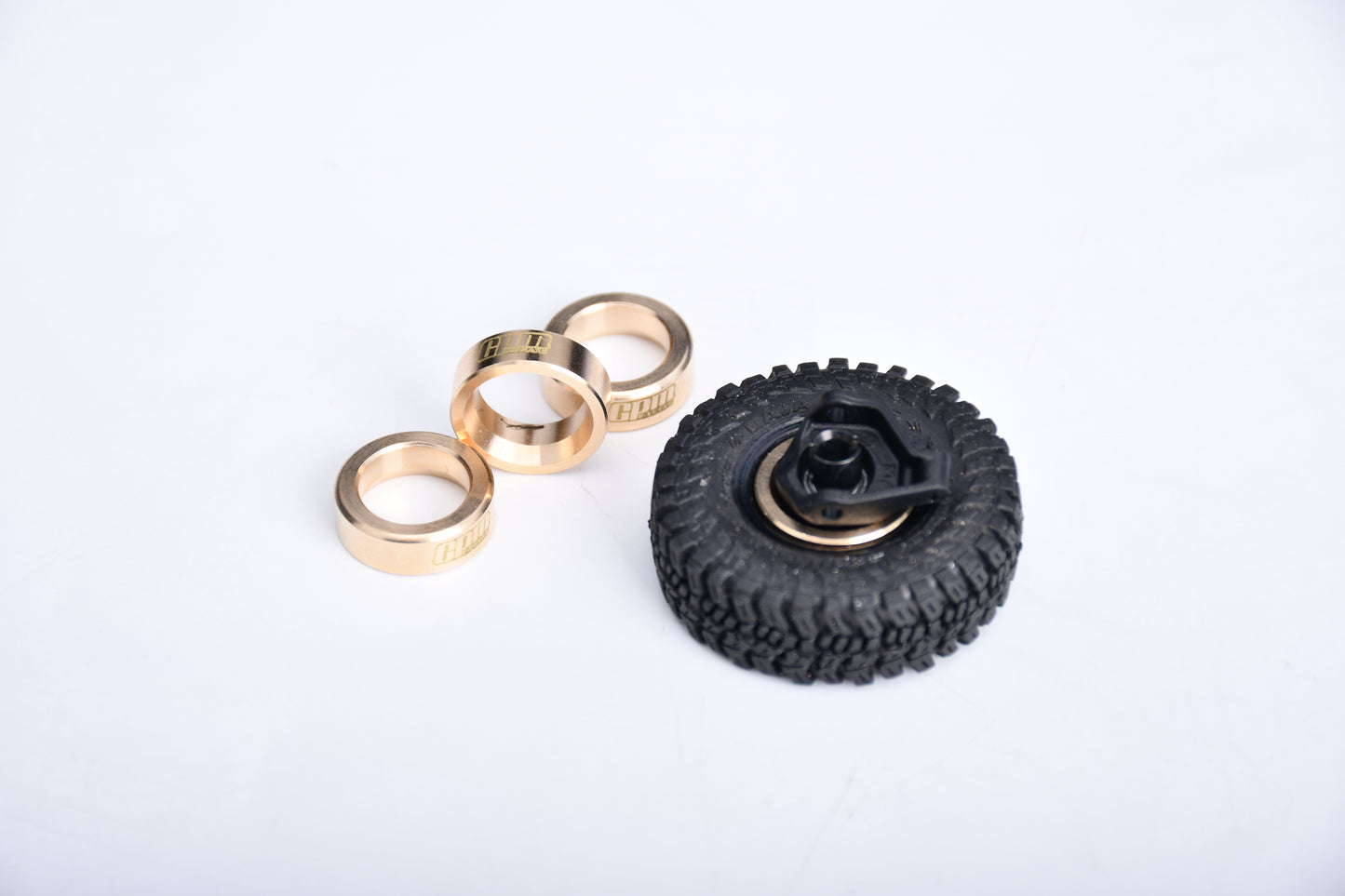 4PCS BRASS WHEEL WEIGHTS (4G) FOR SCX30