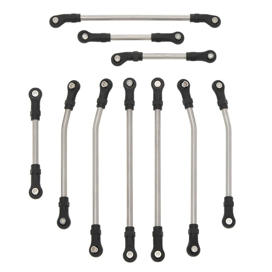 TRX4-01-0301 MEUS Racing TRX-4 Stainless Steel Links 324 Wheelbase Chassis Links Set for 1/10 TRX-4