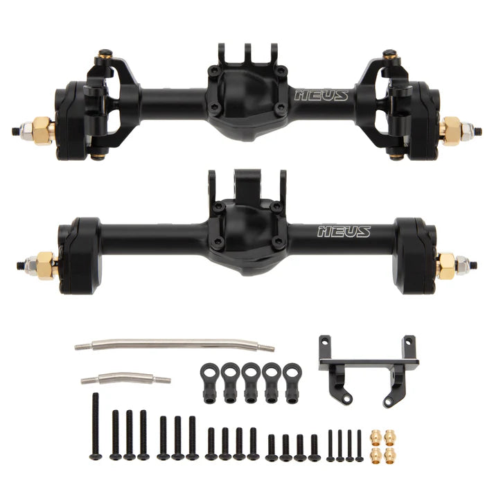 MEUS Racing TRX4M Metal Portal Axles Upgrade Ground Clearance +7MM for 1/18 TRX4M RC Cars