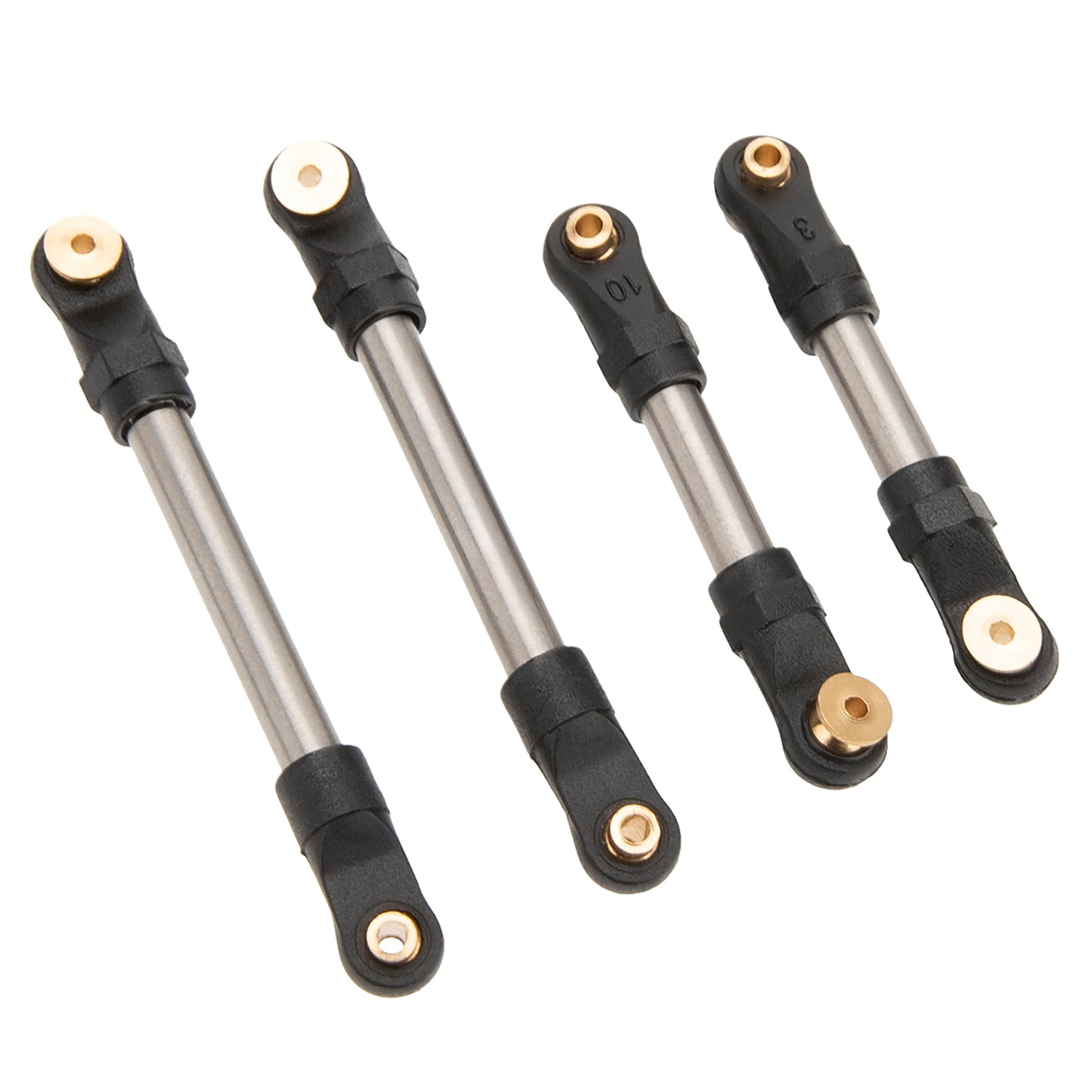 MEUS Racing SCX24 Dead90 Double Bent Links Deadbolt Front Links & 90mm Rear Links for Axial 1/24 SCX24 RC Crawler – Titanium