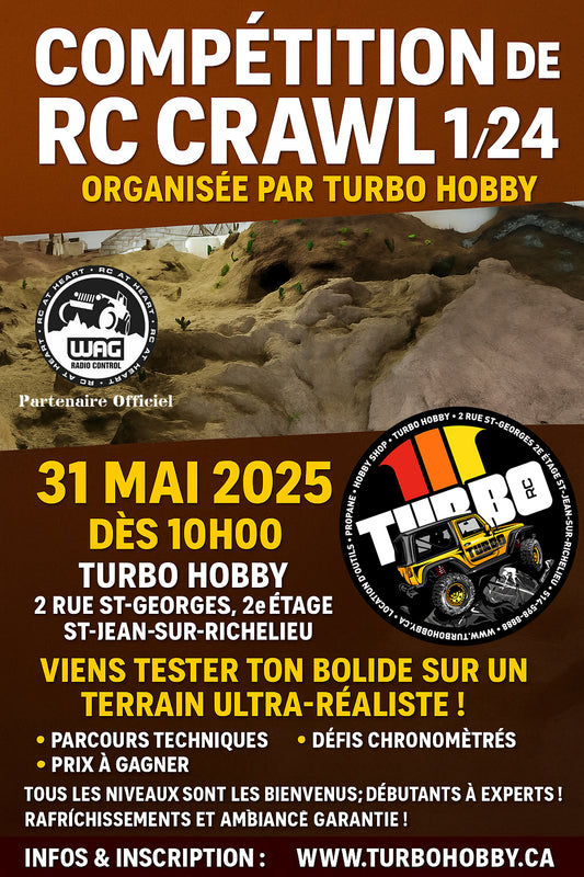 Turbo CrawlFest - (15$ à 30$ -selon choix) - 31/05/2025 -