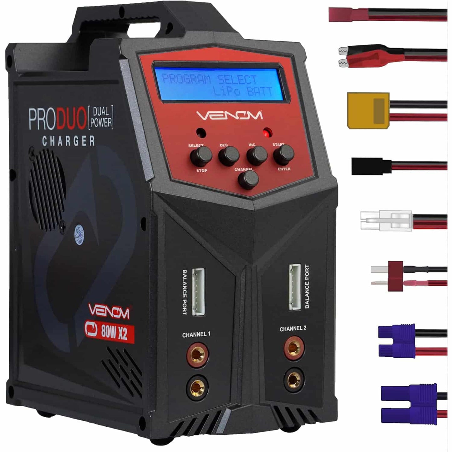 Venom 0685 Pro Duo chargeur double de batteries LiPo & NiMH 2S-6S 2x7A 2x60W AC (VEN0685)