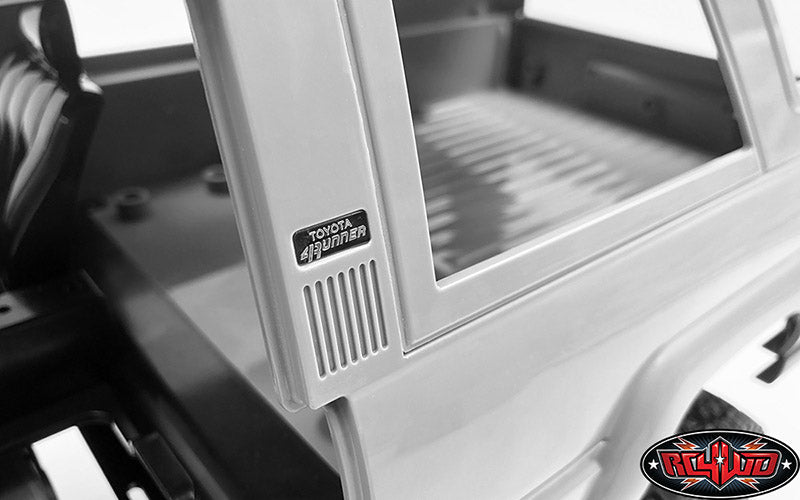 RC4WD Metal Logo Decal Sheet for 1985 Toyota 4Runner Hard Body