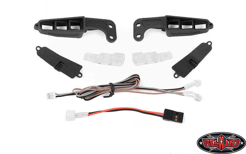 RC4WD Fog Lights W/ LED Lighting System for Traxxas TRX-4 2021 F