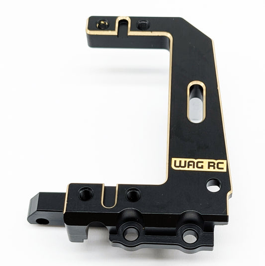 Support de servo en Laiton noir pour Vanquish H10 Optic (WAGSM10H10BRK)