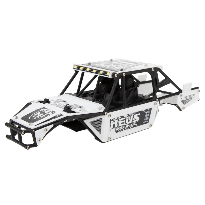 MEUS Racing SCX24 Mantis Roll Cage Body Shell Chassis Kit for 1/24 Axial SCX24 C10 Bronco Wrangler